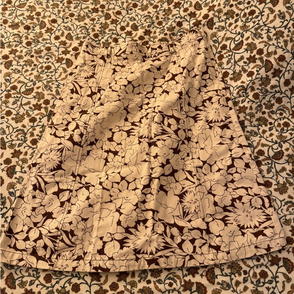 Just below the knee skirt